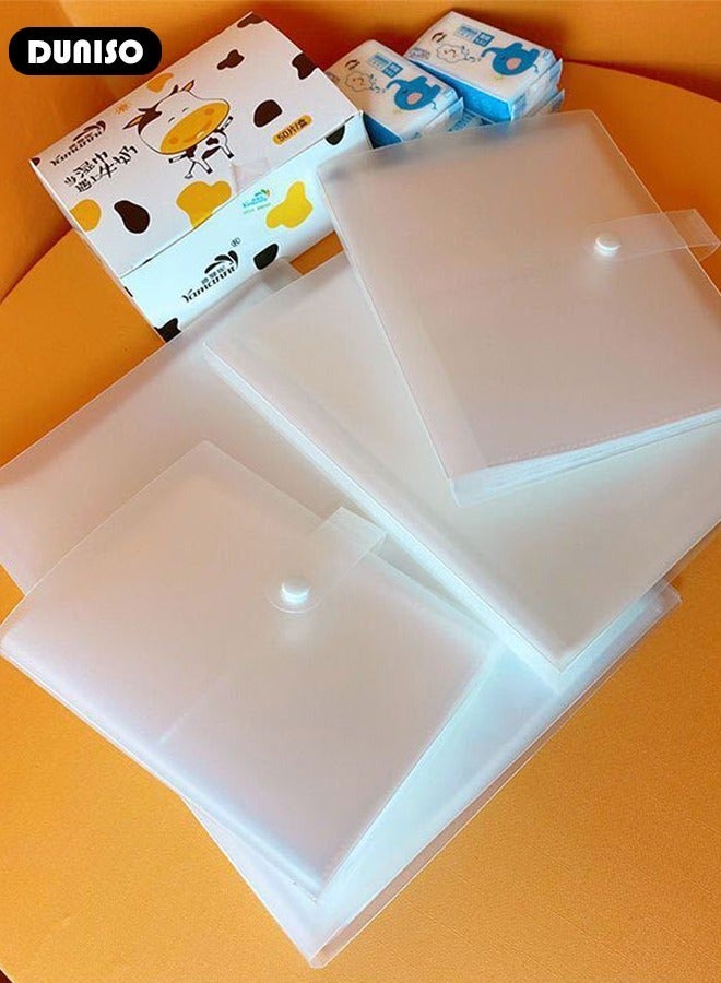 DUNISO Transparent Jewelry Storage Book, Portable Travel Jewelry Organizer,  PVC Anti Oxidation Dust Prevention Jewelry Storage Album for Earrings, Rings, Necklaces, Bracelet, Necklace, Bracelets and Stud(288 Grids) - Image 5