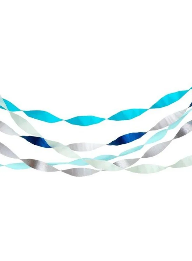 Meri Meri Blue Crepe Paper Streamers