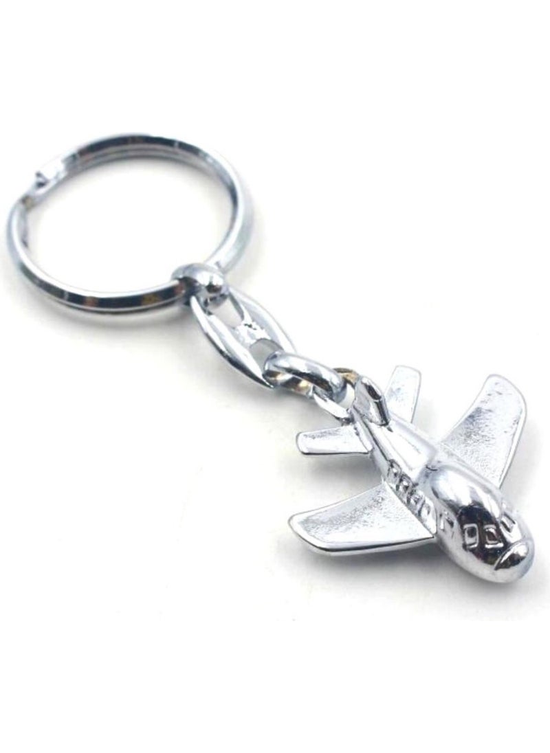 HELLOVE Metal Airplane Keychain Gift Key Ring Bag Accessory For Aviators  - Image 2