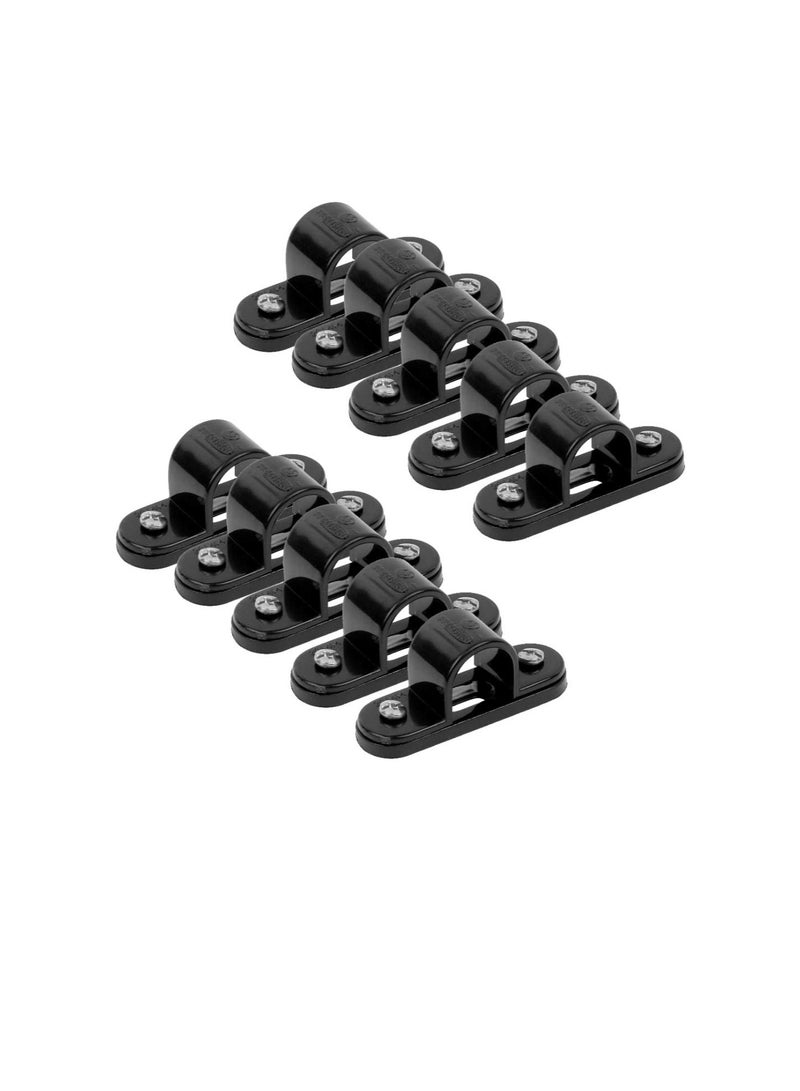 PVC Electrical Conduit Pipe & Fittings for Indoor and Outdoor Electrical Wiring and Cabling (Pack of 10) (20mm, - Image 1