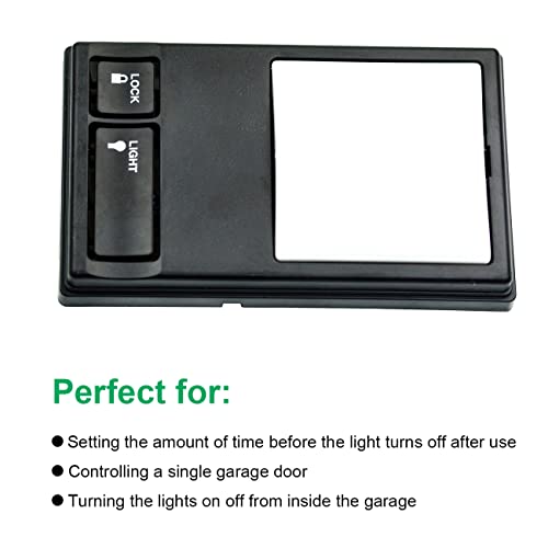folosem Multi-Function Wall Keypad Control Panel, Wall-Mounted Multi-Function Garage Door Console for LiftMaster 41A5273-1 78LM, 78LMC, 41C494 (2pcak) - Image 5
