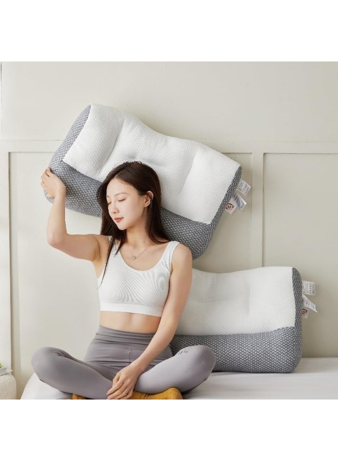 Denx Memory Foam Pillow for Sleeping & Pain Relief, Neck Support Pillow & Ergonomic Bed Pillow with Breathable Washable Cover, Comfortable Sleeping Pillow for Side, Back & Stomach Sleepers - Image 5