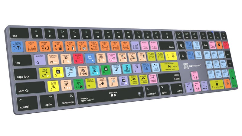Logickeyboard Titan Wireless Backlit Keyboard for Logic Pro X - Mac - Image 4