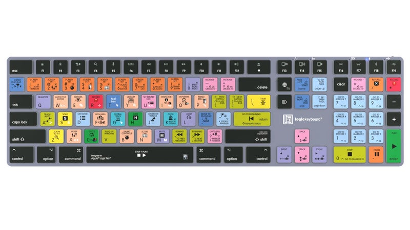 Logickeyboard Titan Wireless Backlit Keyboard for Logic Pro X - Mac - Image 2