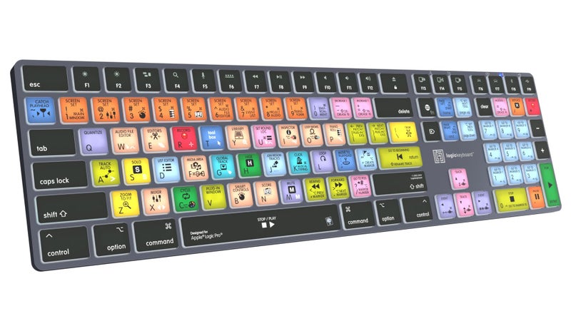 Logickeyboard Titan Wireless Backlit Keyboard for Logic Pro X - Mac - Image 3