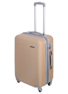 Generic Fiber Trolley Travel Bag, 24 Inch - Beige  - Image 2