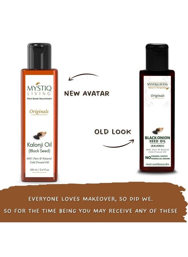 MYSTIQ LIVING - Originals Kalonji Oil Onion Black Seed Oil Nigella Sativa; Hair Growth & Skin ; Cold Pressed Pure And Natural 200 Ml - Image 1