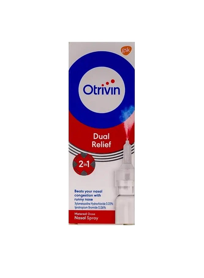 OTRIVIN بخاخ الأنف ثنائي الإغاثة 10 مل - Image 1