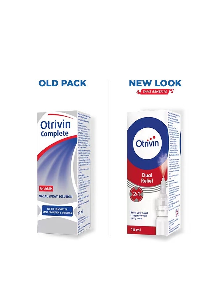 OTRIVIN بخاخ الأنف ثنائي الإغاثة 10 مل - Image 2