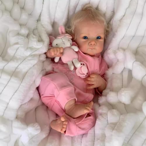 OYESY Realistic Reborn Baby Dolls Girl 18 Inch Lifelike Baby Dolls Real Life Newborn Baby Dolls That Look Real Realistic Toddler Doll Soft Cotton Body GiftsToys for Collection Kids Age 3 - Image 5