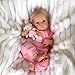 OYESY Realistic Reborn Baby Dolls Girl 18 Inch Lifelike Baby Dolls Real Life Newborn Baby Dolls That Look Real Realistic Toddler Doll Soft Cotton Body GiftsToys for Collection Kids Age 3 - Image 2