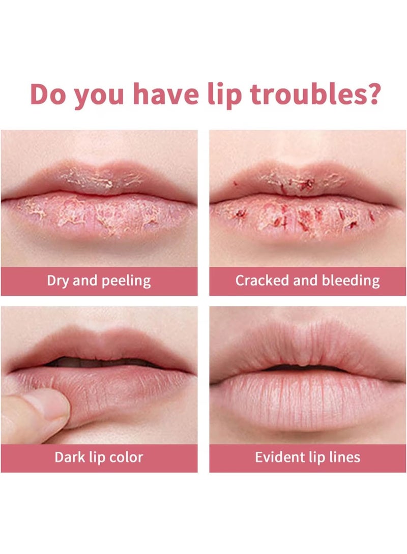 lakerain Bold&beautiful Honey Lipstick Tinted Lip Balm, Moisturising, Glossy Finish, Crystal Flower Flavor, Black Cherry Tint, 50g(Brown and Pink) - Image 4