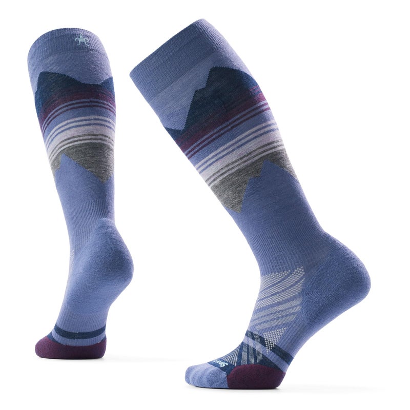 Smartwool, Women's, Ski Targeted Cushion Pattern Over The Calf Socks, Nightfall Blue, Large - Image 1