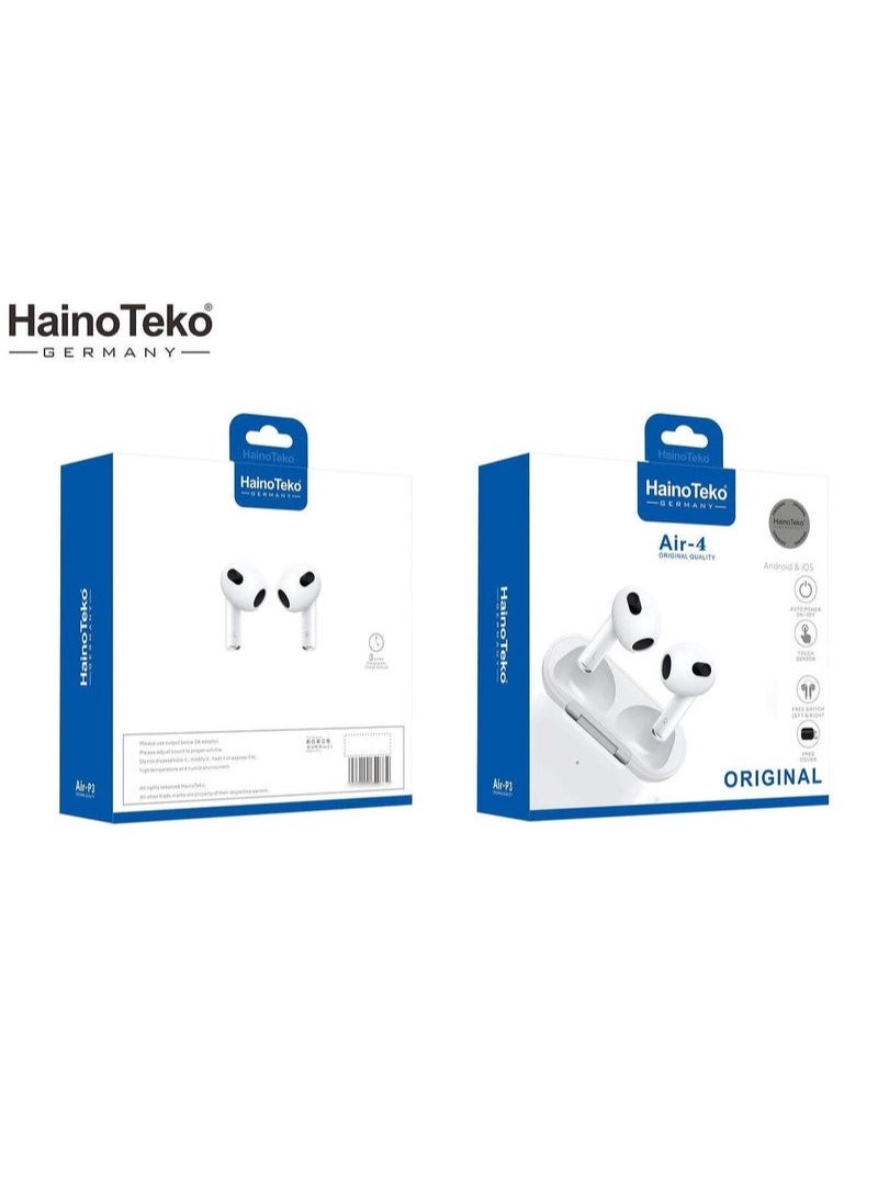 Haino Teko - HAINOTEKO Air 4 white Airpods - Image 1