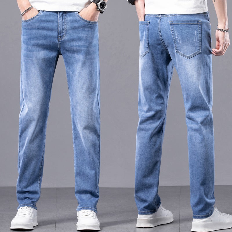 Unisex Classic Denim Jeans Loose Fit Daily Outdoor Wear - Image 4