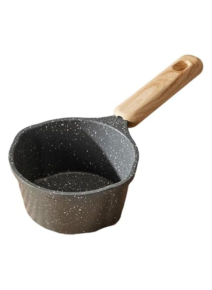 Green Tiger Small Milk Pan, Non Stick Saucepan Deep Frying Pan and Long Handle Induction Pot Cooking Pan for Induction Gas Electric Hobs - Image 2