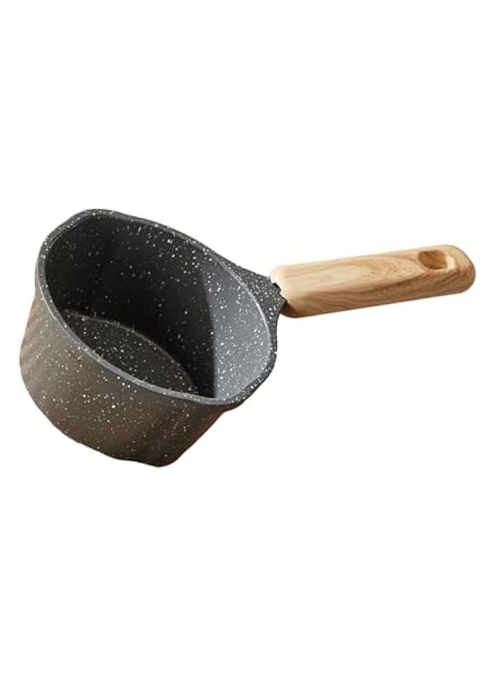 Green Tiger Small Milk Pan, Non Stick Saucepan Deep Frying Pan and Long Handle Induction Pot Cooking Pan for Induction Gas Electric Hobs - Image 1