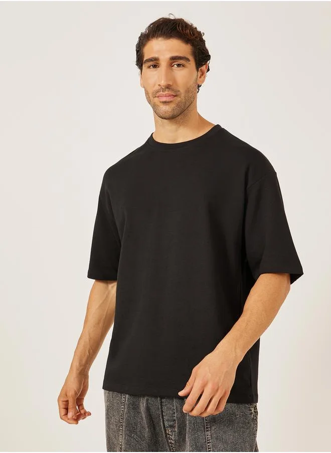 ستايلي Graphic Print Oversized T-Shirt