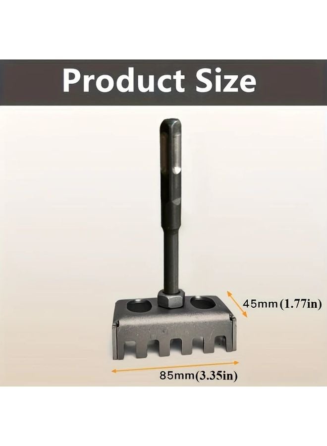 Square 86 Type Punching Head Heavy Duty Wall Hole Cutter Anti Slip Grip Carbon Steel Blade - Image 5