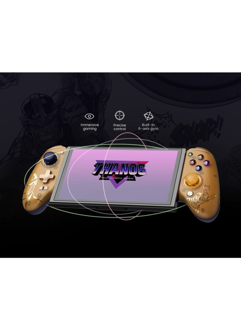 General - Professional Wireless Gamepad GameSir G8 Plus Thanos Bluetooth Mobile Gaming Controller for Android / iOS / Switch / Steam / Tablet / PC with Hall Effect Joysticks Hall Trigger 6-Axis Gyro 1000mAh Battery Gold - Image 1