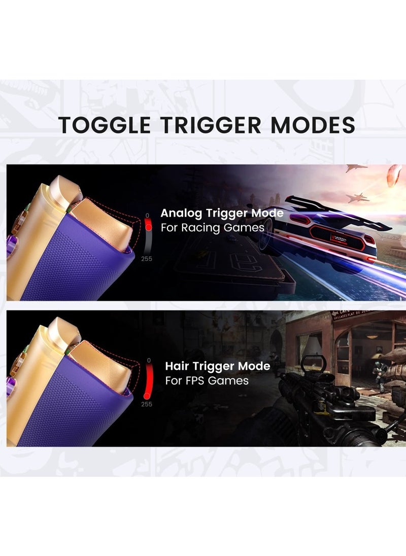 General - Professional Wireless Gamepad GameSir G8 Plus Thanos Bluetooth Mobile Gaming Controller for Android / iOS / Switch / Steam / Tablet / PC with Hall Effect Joysticks Hall Trigger 6-Axis Gyro 1000mAh Battery Gold - Image 1