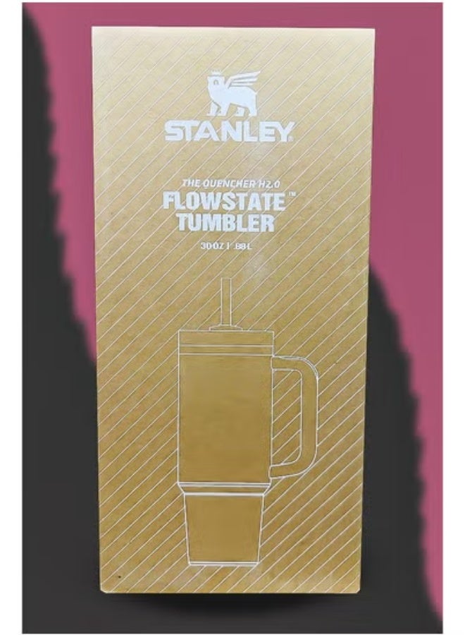 Stanley Limited Edition 30oz Stainless Steel Travel Tumbler with Straw | Leakproof Flow-Style Lid | Double Wall Vacuum Insulated | BPA Free & Dishwasher Safe | Keeps Beverages Hot for 16 Hours, Cold for 24 | Slim Base Fits Car Cup Holders | Ergonomic Handle for On-the-Go Use - Image 5