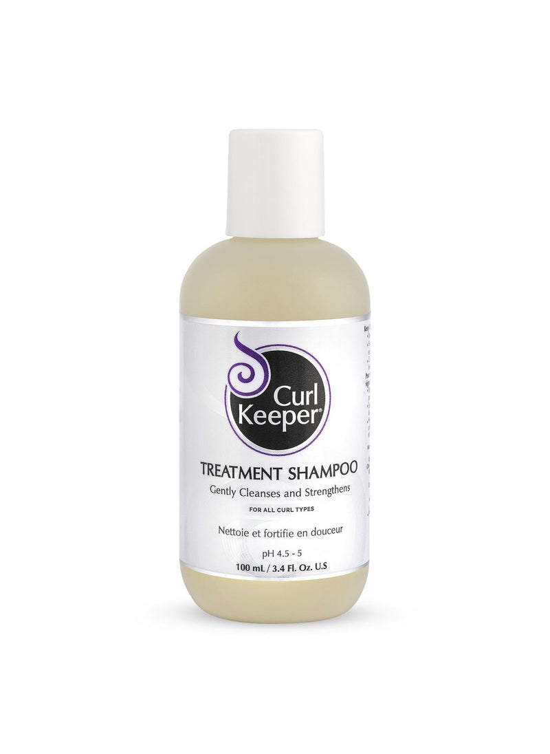 Curl Keeper Curl Keeper Treatment Shampoo for Curly Hair, 3 Fl Oz - Daily Shampoo Gently Cleanses, Strengthens & Restores All Curl Types - Sulfate-Free Formula. 