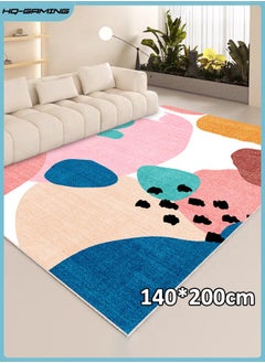 HQ-GAMING Baby Play Mat, 140 * 200CM Baby Crawling Mat, Large Foldable Extra Thick Kids Mat, Non-Slip Children's Bedroom Rug, Crystal Velvet Baby Mats, Play Area Rug Playmats for Floor Play  - Image 1