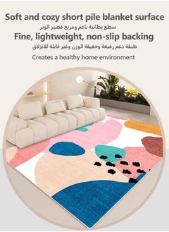 HQ-GAMING Baby Play Mat, 140 * 200CM Baby Crawling Mat, Large Foldable Extra Thick Kids Mat, Non-Slip Children's Bedroom Rug, Crystal Velvet Baby Mats, Play Area Rug Playmats for Floor Play  - Image 4