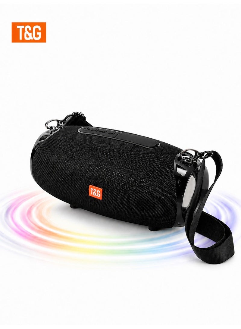 T&G TG534 High-Power Portable Wireless Speaker with Dual Speaker, TWS, FM Radio, and Hands-Free Call Black - Image 1