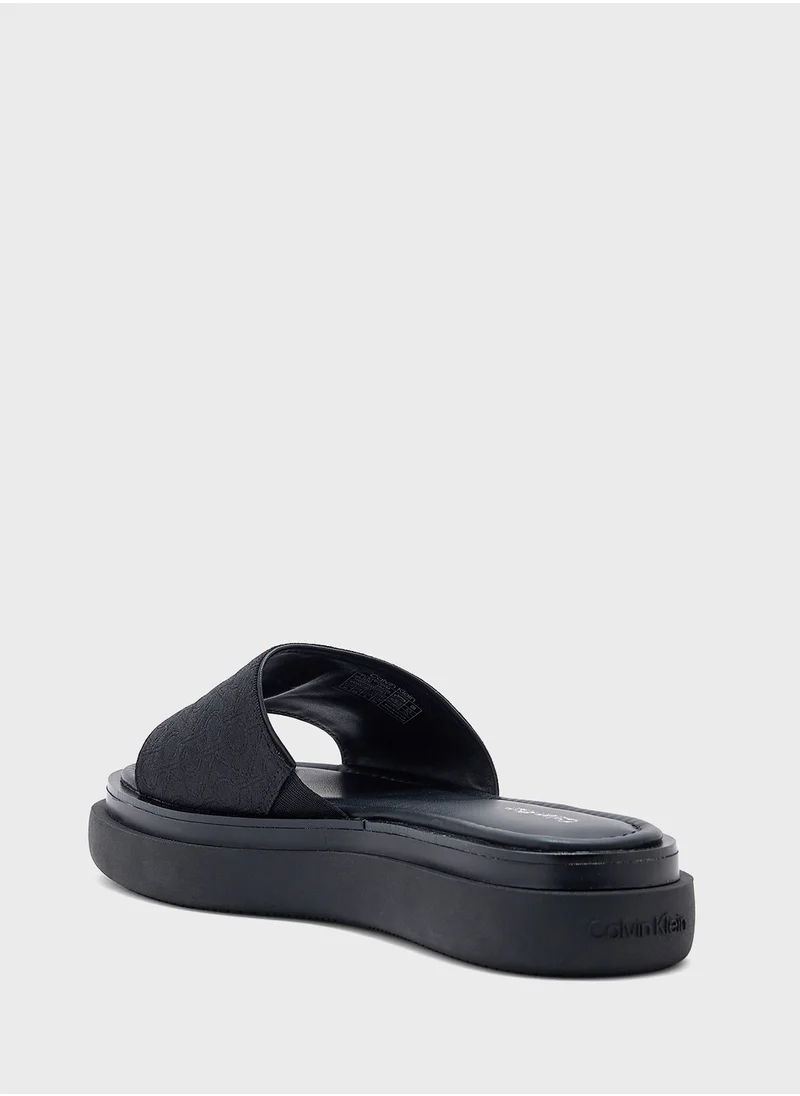 كالفن كلاين Causal One Strap Flip Flops