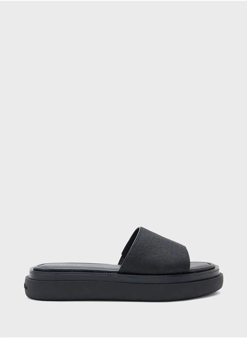 كالفن كلاين Causal One Strap Flip Flops