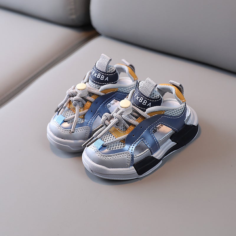 Girls' Sneaker Swivel Button 2025 Autumn New Children'S Torre Shoes Breathable Mesh All-Match Running Shoes Trendy - Image 4