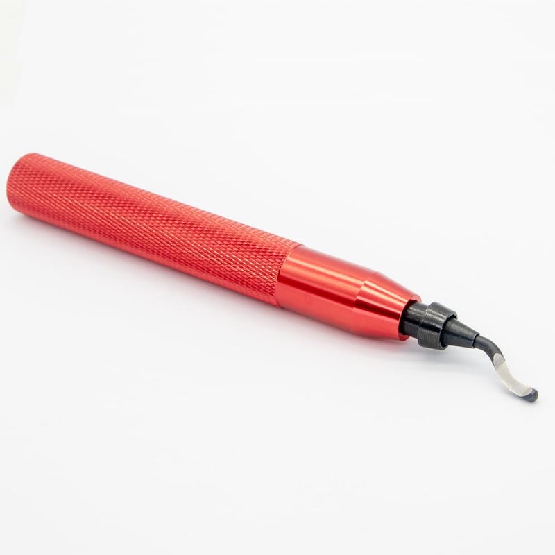 LingGan Deburring Tool Set RB3000 with 11 High Speed Steel Swivel Blades, 360 Degree Rotary Head for Metal, Resin, Aluminum, Copper, Plastic, 3D Printing, Brass, PVC Pipes - Ideal for Plumbing - Burr Removal - Image 2