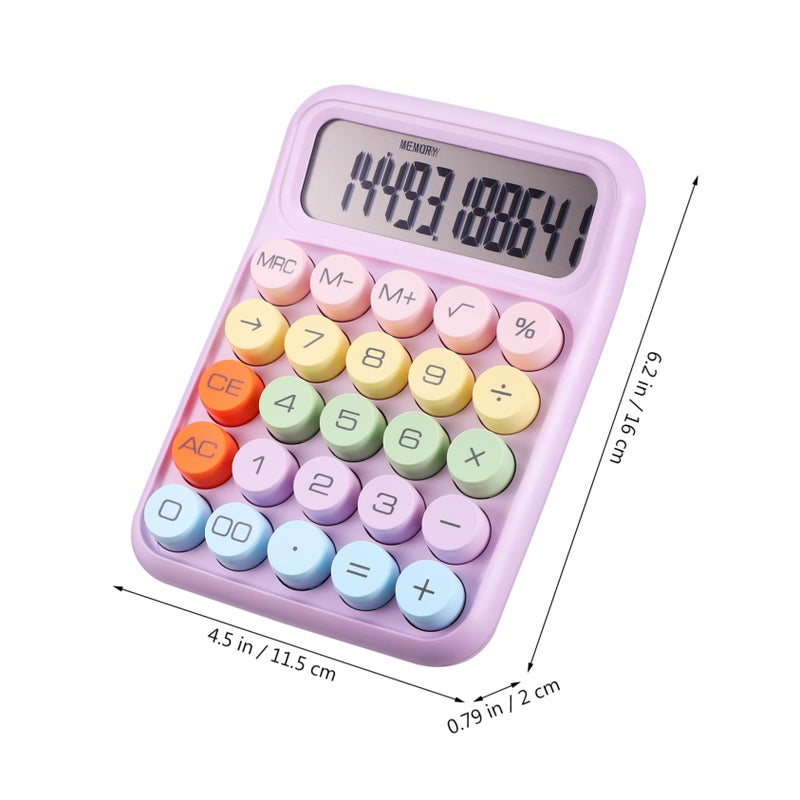 Desktop Calculator With Large Screen 2 Pack Mechanical Keyboard Compact Design Easy To Use - Image 4