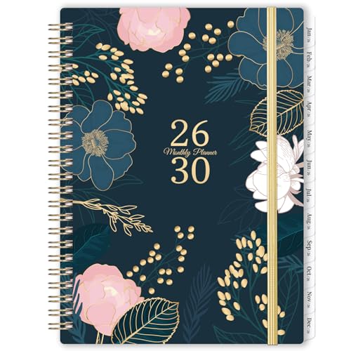 Indeme 2025-2030 Monthly Planner - 5 Year Monthly Planner 2025-2030, July 2025 - June 2030, 6.4'' x 8.5", 5 Year Calendar, 60 Months Tabs, Pocket, Holidays, Notes Pages - Image 1