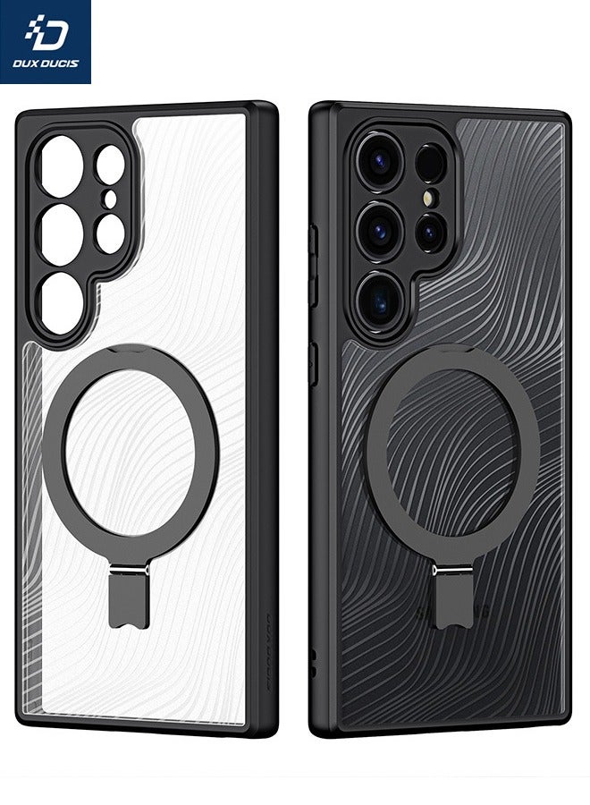 DUX DUCIS Samsung Galaxy S24 Ultra Case, Magnetic [Compatible with Magsafe] with Ring Holder Kickstand, Shockproof Full Camera Protection, Slim Mil-Grade Shockproof Back Cover for Samsung S24 Ultra 6.8'' - Image 1