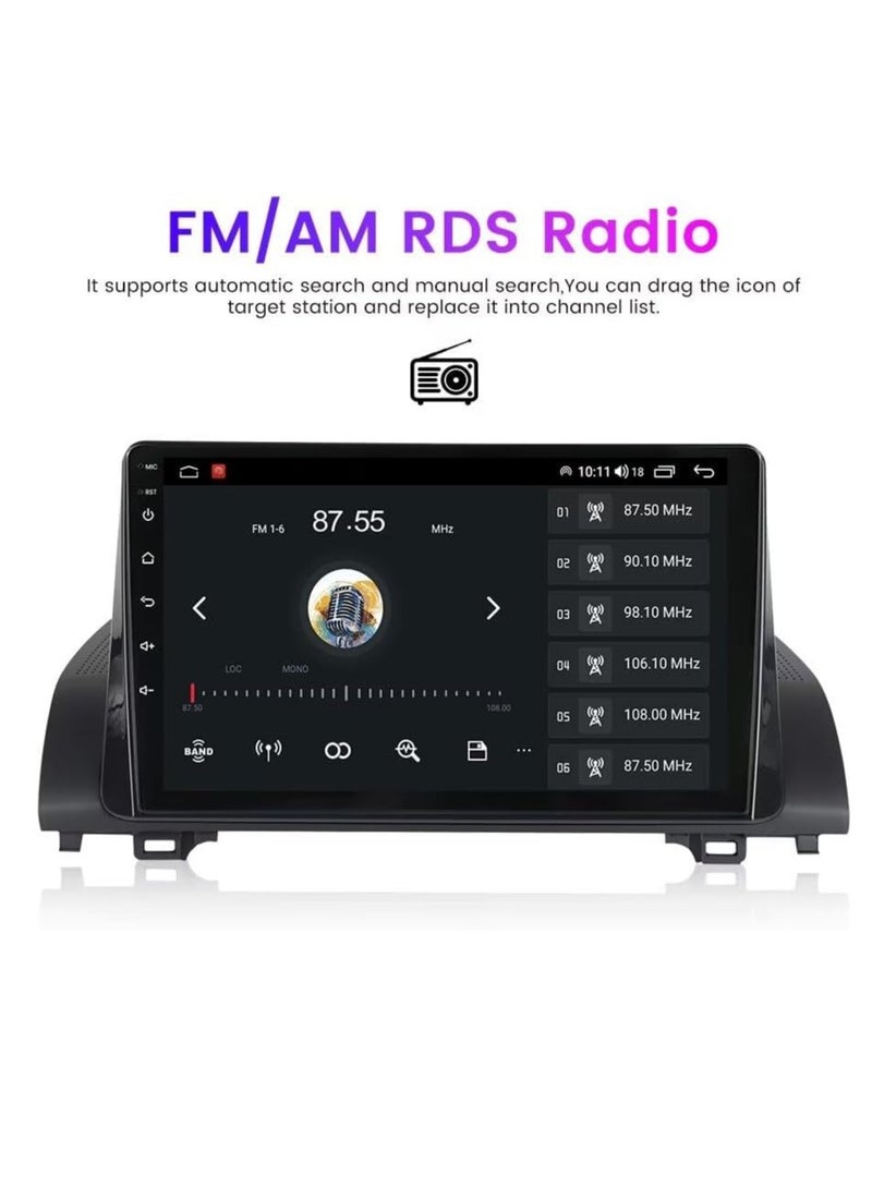 Car Stereo Radio for Honda Accord 10th 2018-2022 Non-Touch Screen - Biorunn Wireless Wired Carplay and Android Auto GPS Navigation - (4GB+64GB) Head Unit 10.1 Inch Blu-etooth RDS FM AM DSP SWC - Image 4