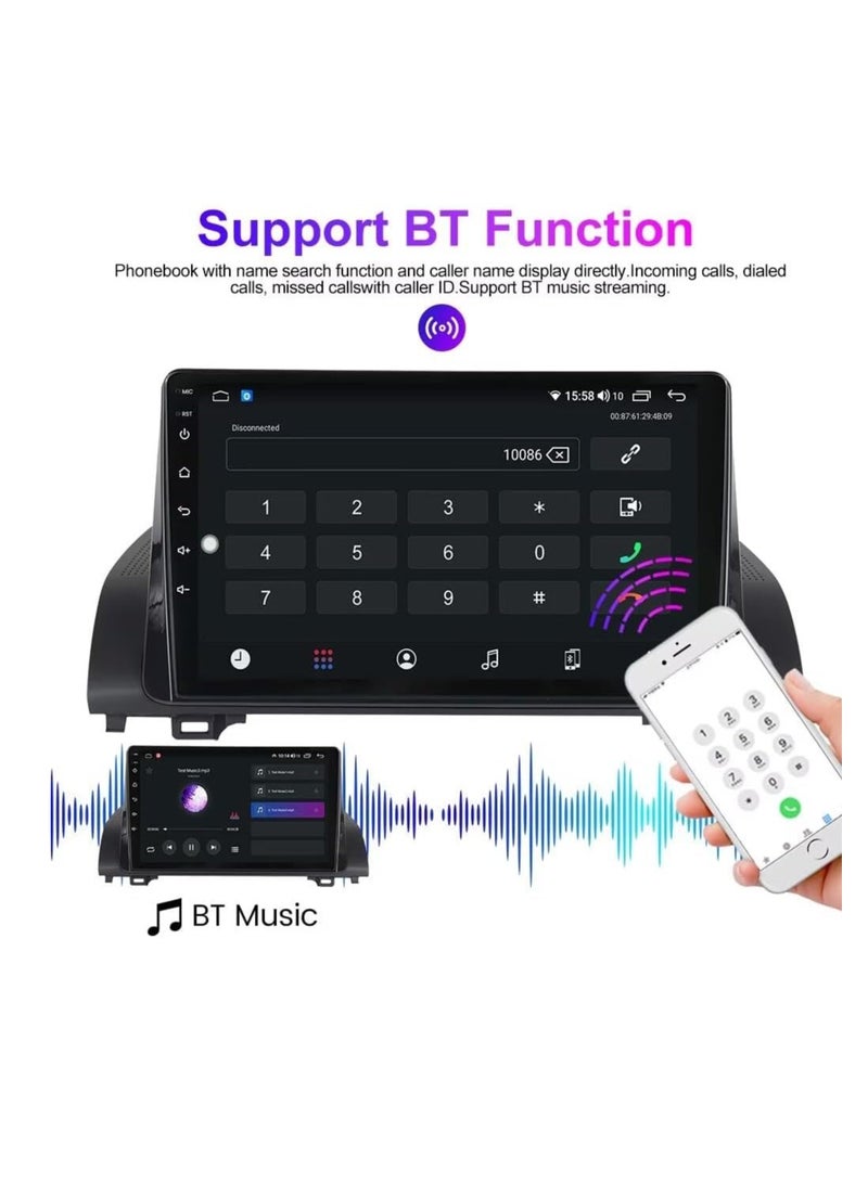 Car Stereo Radio for Honda Accord 10th 2018-2022 Non-Touch Screen - Biorunn Wireless Wired Carplay and Android Auto GPS Navigation - (4GB+64GB) Head Unit 10.1 Inch Blu-etooth RDS FM AM DSP SWC - Image 5