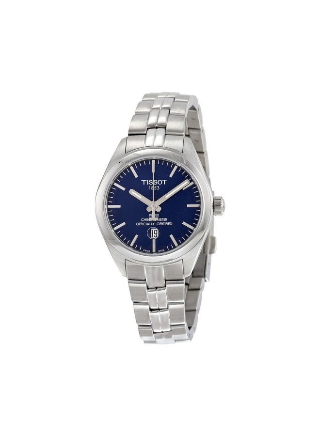 TISSOT PR 100 Blue Dial Stainless Steel Ladies Watch - Image 2