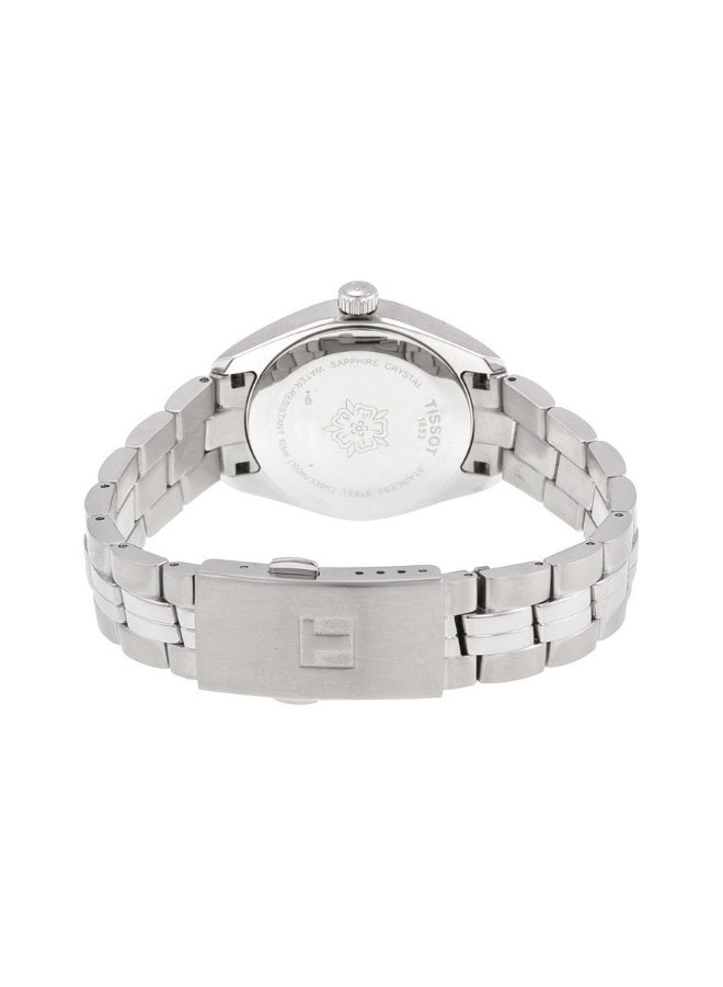 TISSOT PR 100 Blue Dial Stainless Steel Ladies Watch - Image 4