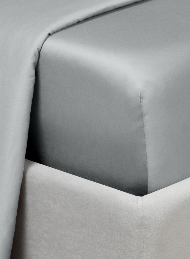 Askona Fitted Sheet 140x200 Askona Comfort Tencel Silver Hoarfrost - Image 4