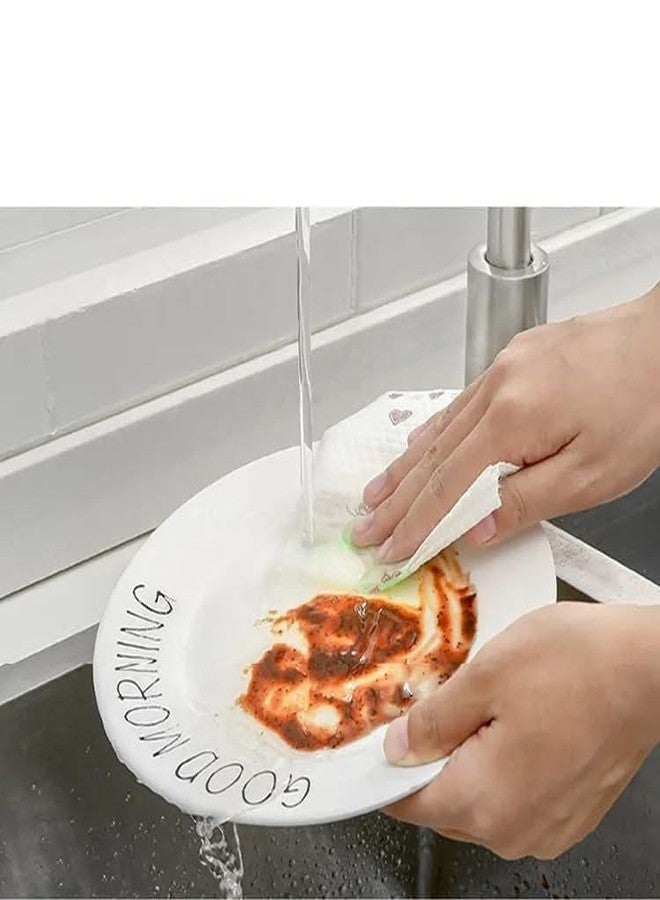 KPS 80 PCs Kitchen Cleaning Wipes | Wet Wipes For Kitchen | Towel Tissue For Pans/Bowls/Tabletop/Ceramic Tiles/Sink | Household/Kitchen Cleaning Supplies (Pack of 1,Multicolor) - Image 2