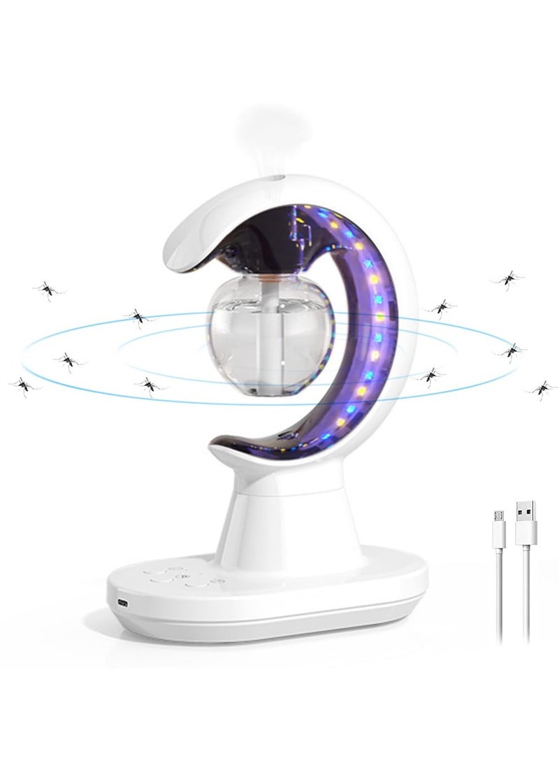 MileMelo 3 in 1 Essential Oil Diffuser, Ultrasonic Pest Repeller and Colorful Light for Bedroom, USB Rechargeable Low Noise Electric Repeller Night Lamp, Smart Quiet Diffusers for Kids Room, Office  - Image 1