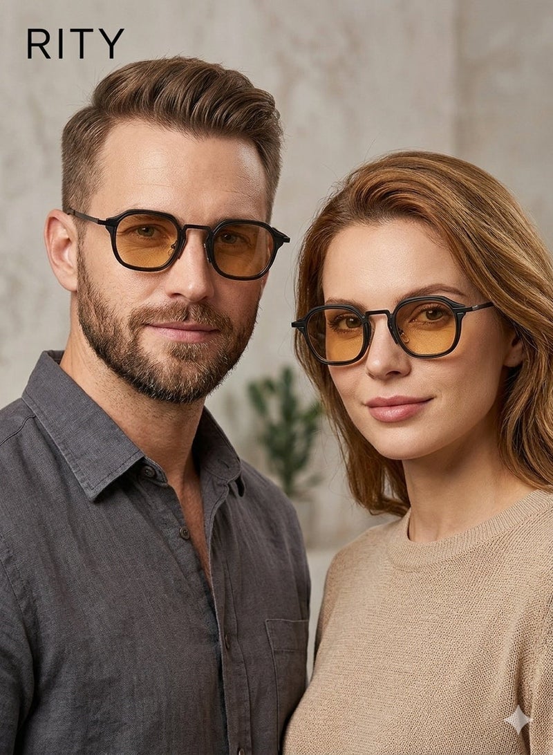 RITY Men & Women Polarized Sunglasses with UV Protection | Trendy Lightweight Fashion Eyewear for Driving, Travel, Beach & Outdoor Activities | Comfortable & Durable Design - Image 2