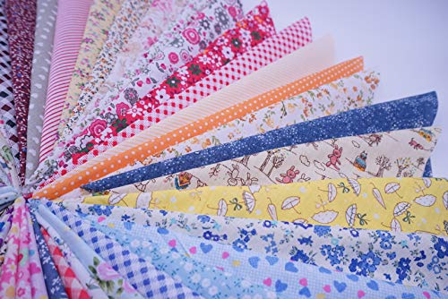 Phantomon 50pcs Cotton Fabric Craft Precut Square Patchwork Sheets for Quilting, Sewing, Scrapbooking, Simplicity Patterns (10Inch x 10Inch) - Image 4