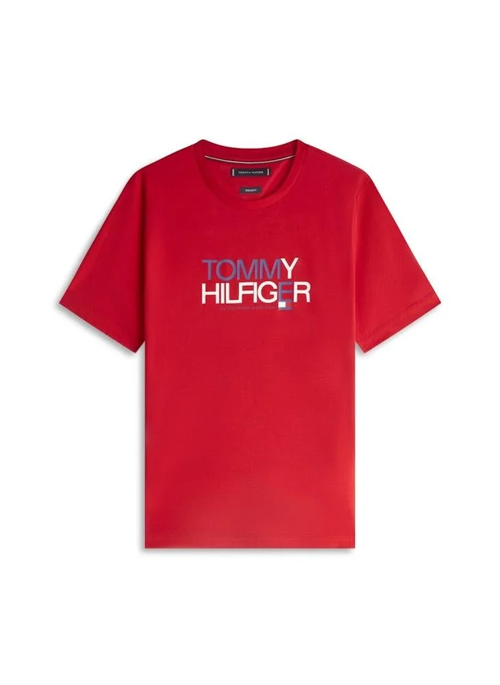 TOMMY HILFIGER  Logo Graphic Crew Neck T-Shirt for Men | Best Price UAE