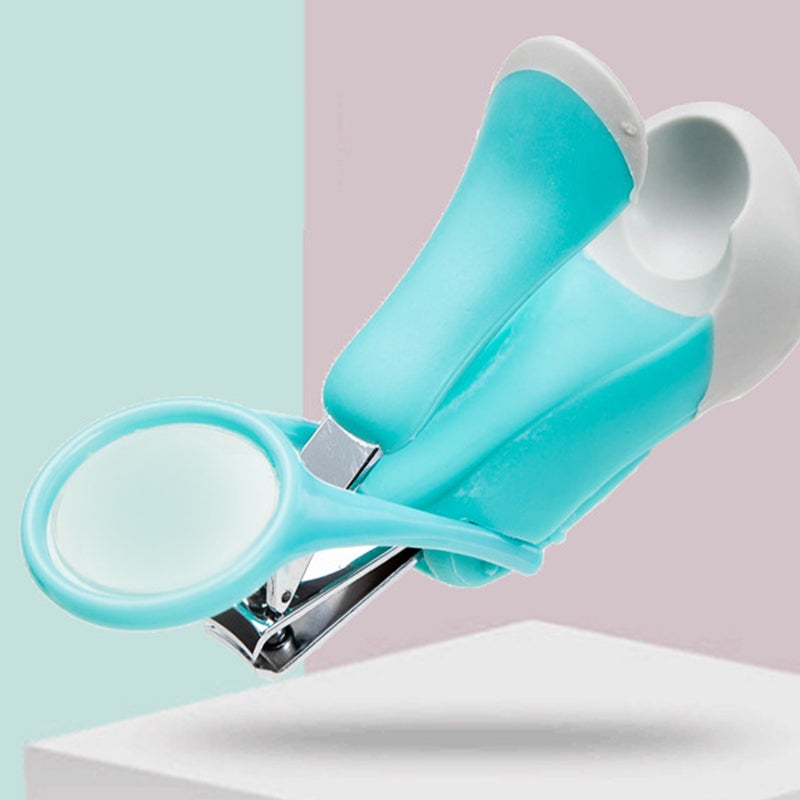 🧸 مقص أظافر مزود بعدسة تكبير لرؤية واضحة وقص آمن - Image 4