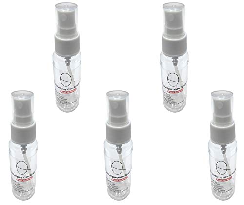 Aura Clear Transparent 30 ML Empty Spray Bottle Pocket Spray Bottle Empty Perfume Clear Plastic Spray Bottle Pack Of 5 - Image 1