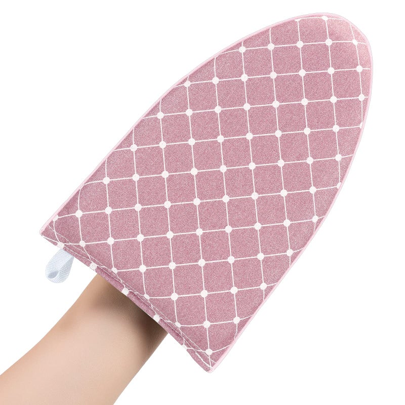CINPIUK Garment Steamer Ironing Gloves Anti Steam Glove Heat Resistant Garment Steamer Mitt, Garment Steam Accessories for Clothesï¼ŒPink - Image 1
